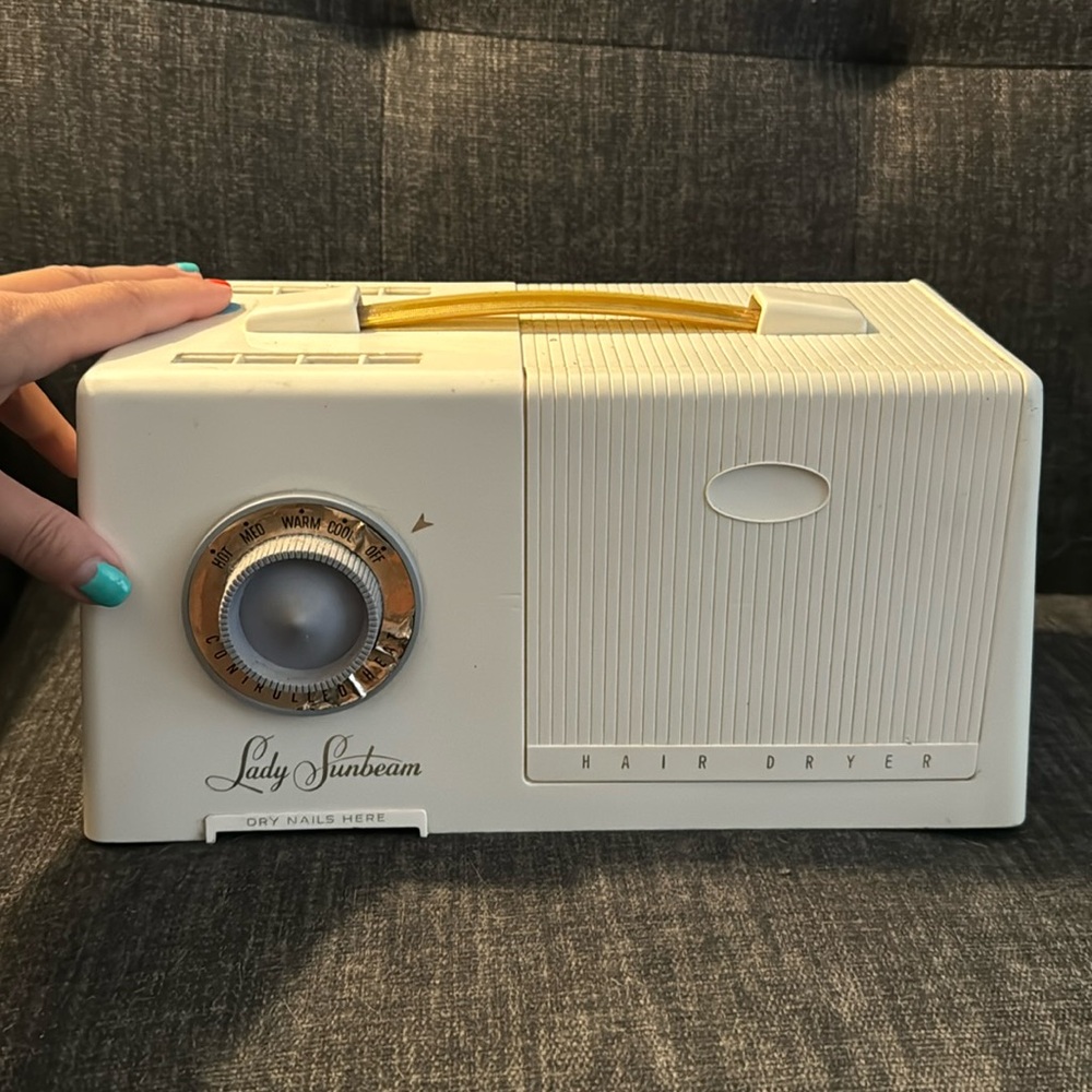 Vintage 50s 60s hair dryer